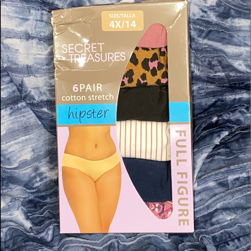 Size 4X Ladies Hipster Panties